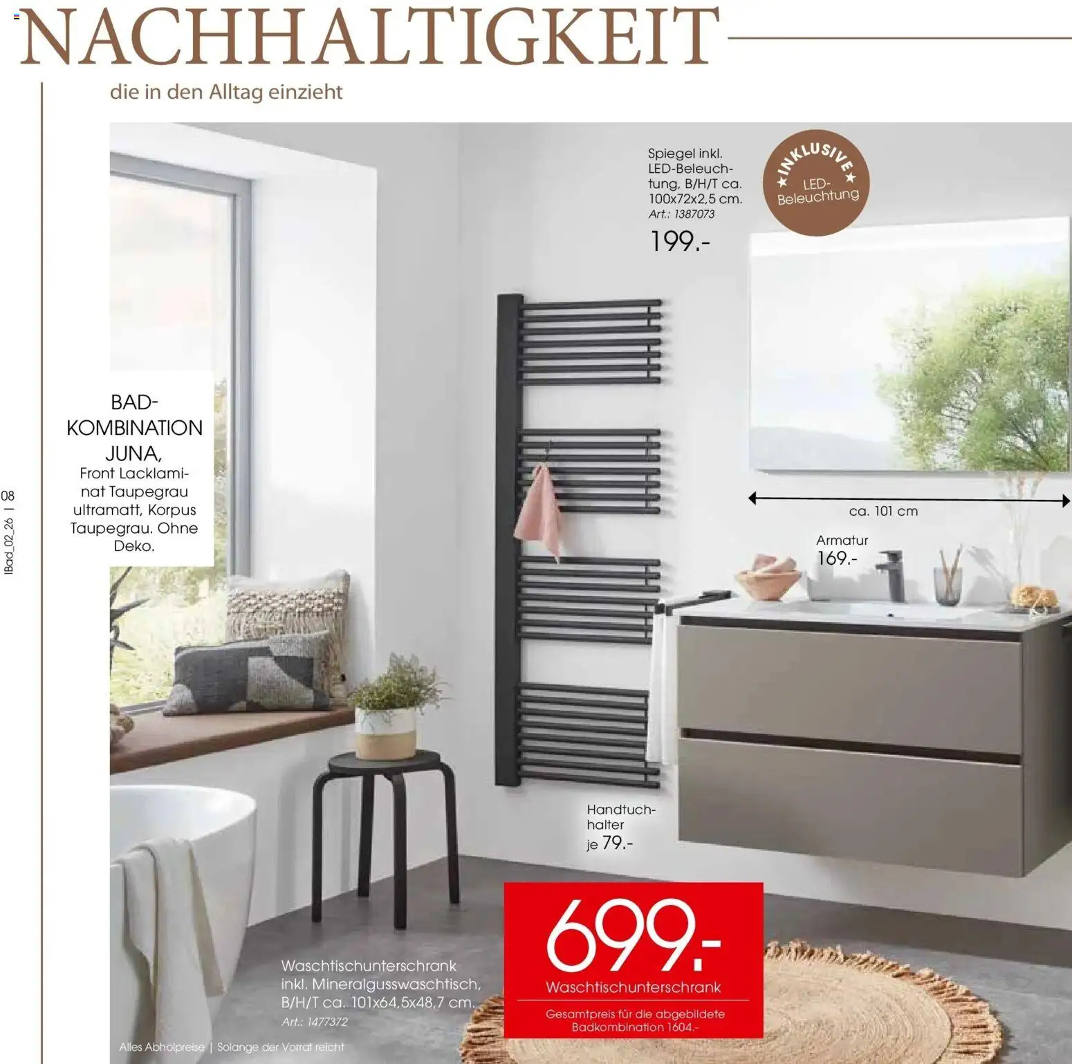 Zurbrüggen Bad Spezial – gültig ab 23.03.2026 | Seite: 8 | Produkte: Bad, Spiegel, Armatur