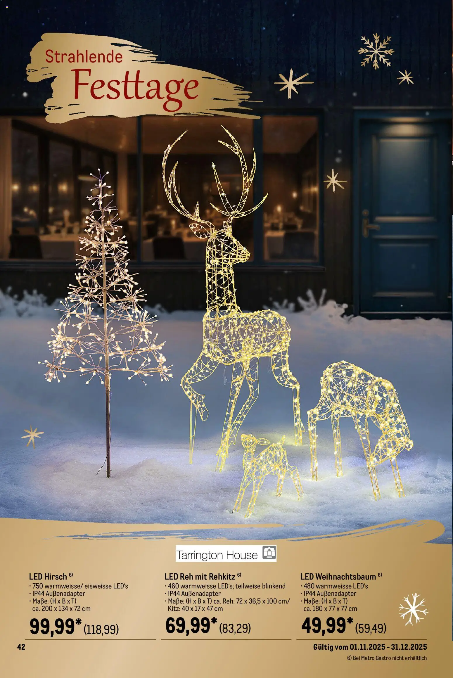 Metro Saisonkatalog Festliche Momente – gültig ab 01.11.2025 | Seite: 50