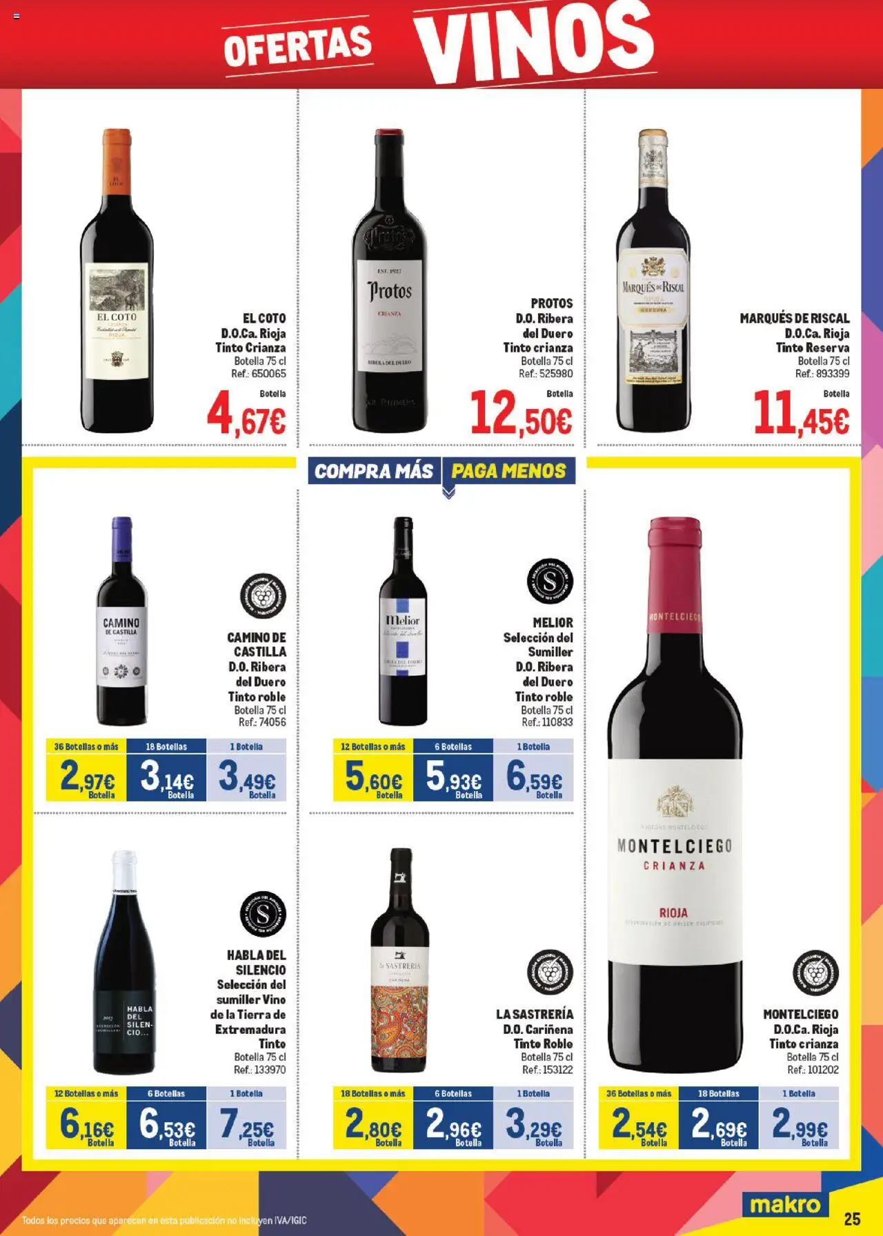 Makro - Precios Norte │ válido desde el 06.10.2025 | Página: 25 | Productos: Vino