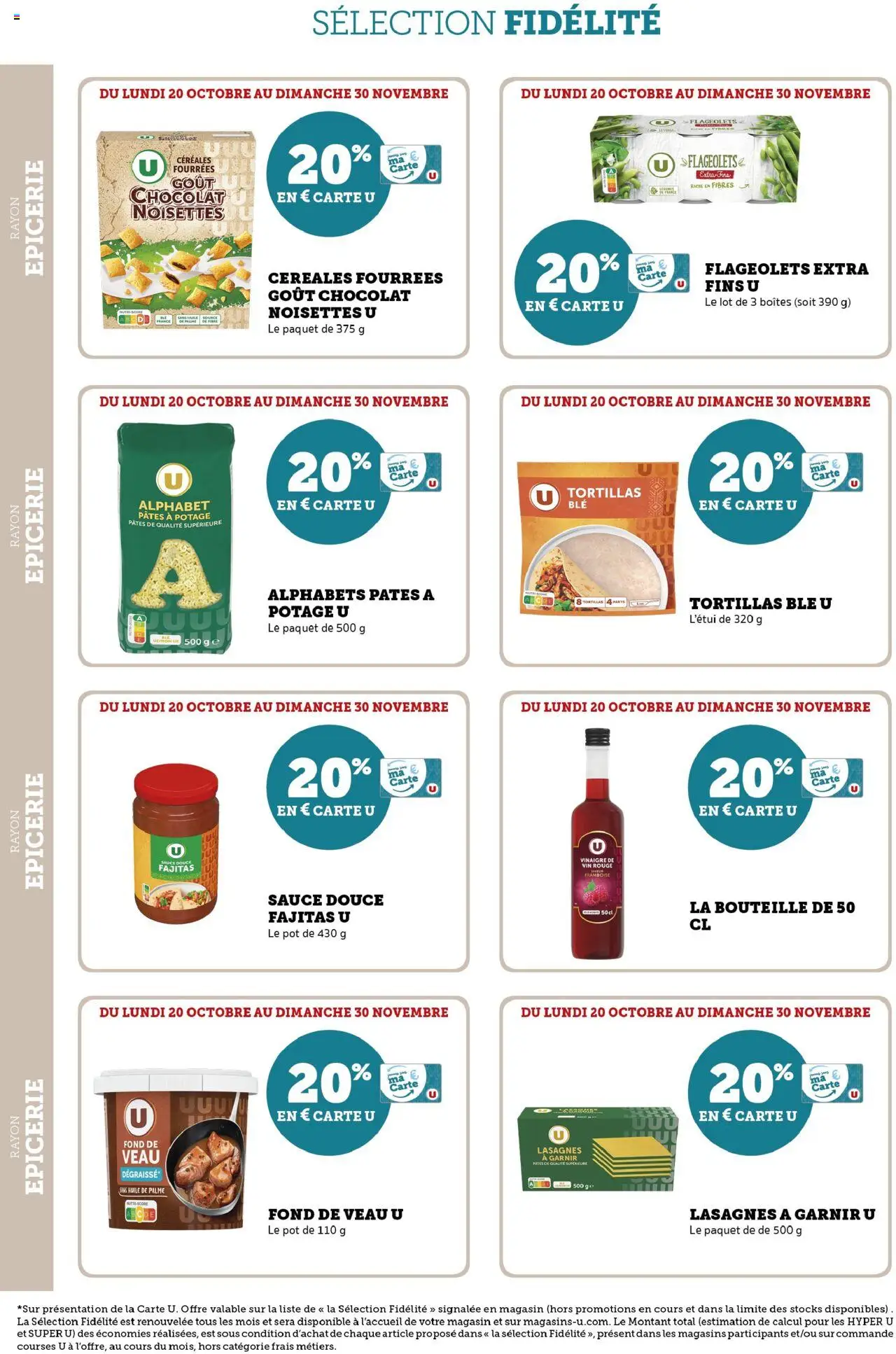 {H1} | Page: 10 | Produits: Noisettes, Huile, Céréales, Pâtes