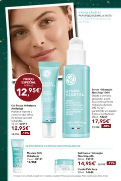 Pré-visualização Sérum Hidratação Non-Stop 100H, Desde a primeira aplicação, a pele fica continuamente hidratada durante 100 horas, garantindo um aspeto fresco e confortável. 30 ml - 58261 válido de 30.11.2025 | Página: 20