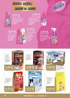 Labaš leták platný od 13.03.2026 | Strana: 38 | Produkty: Friskies, Vanish, Šampón
