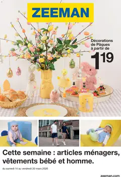 Zeeman - Prévisualisation de Zeeman catalogue Printemps valide à partir de 14.03.2026