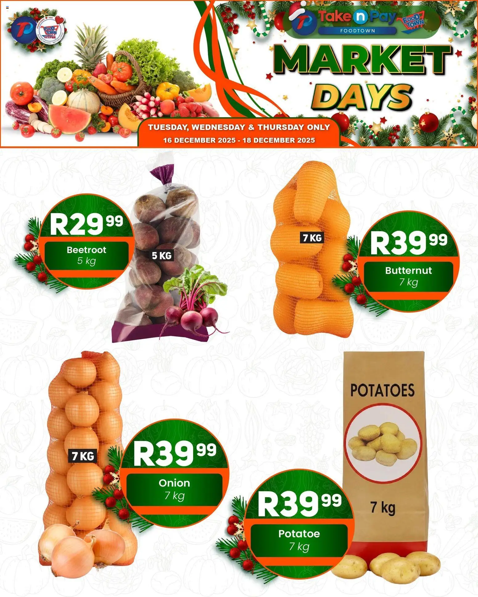 New Take n Pay catalogue – valid from 16.12.2025 | Page: 3 | Products: Potatoes