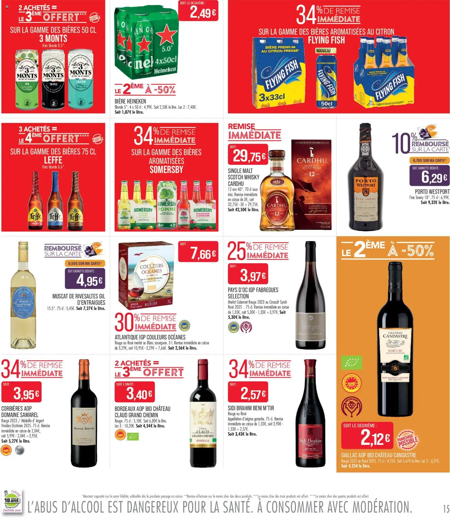 {H1} | Page: 15 | Produits: Whisky, Citron, Bière, Heineken