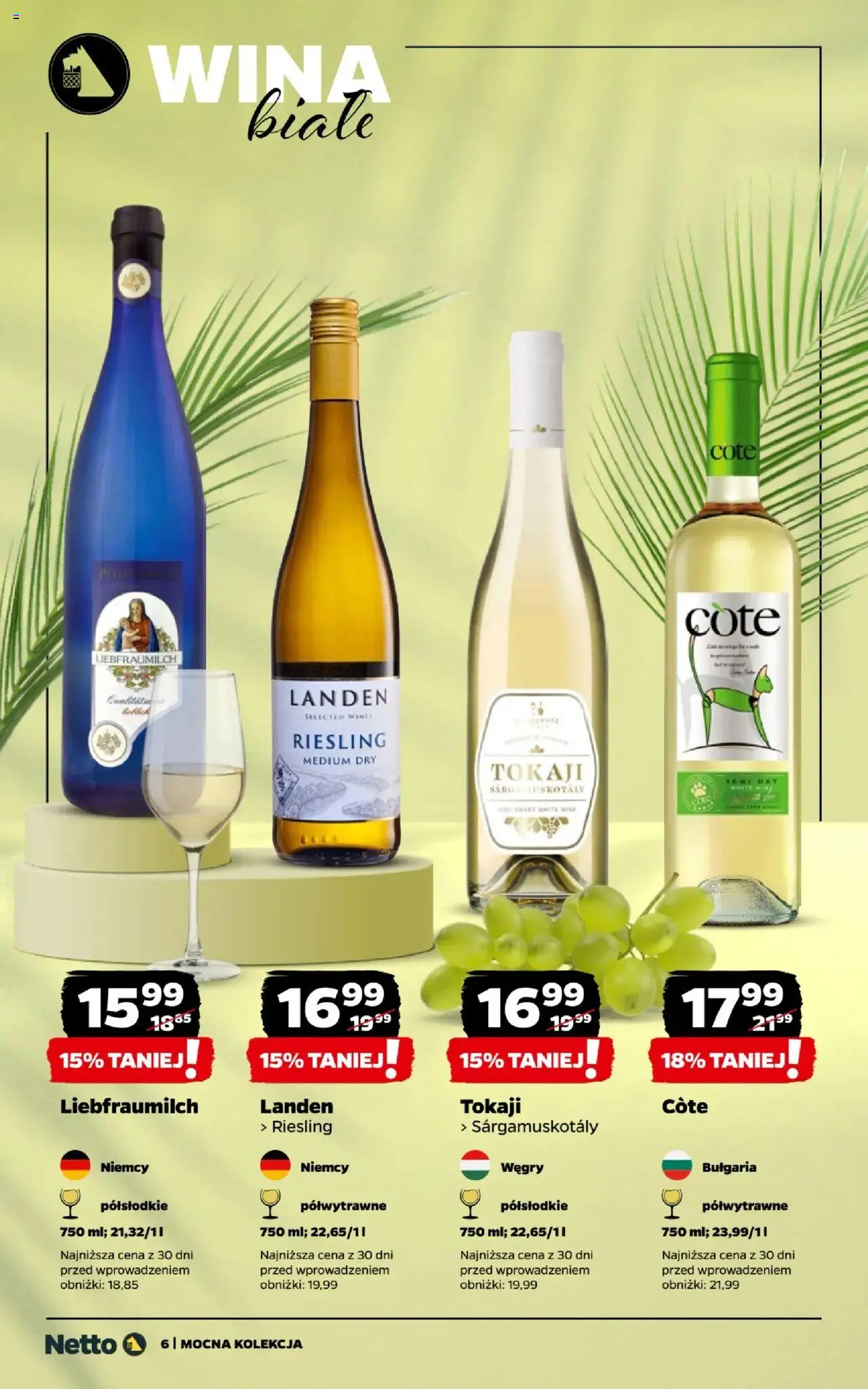Netto gazetka - Mocna Kolekcja od 01.08.2025 | Strona: 6 | Produkty: Riesling