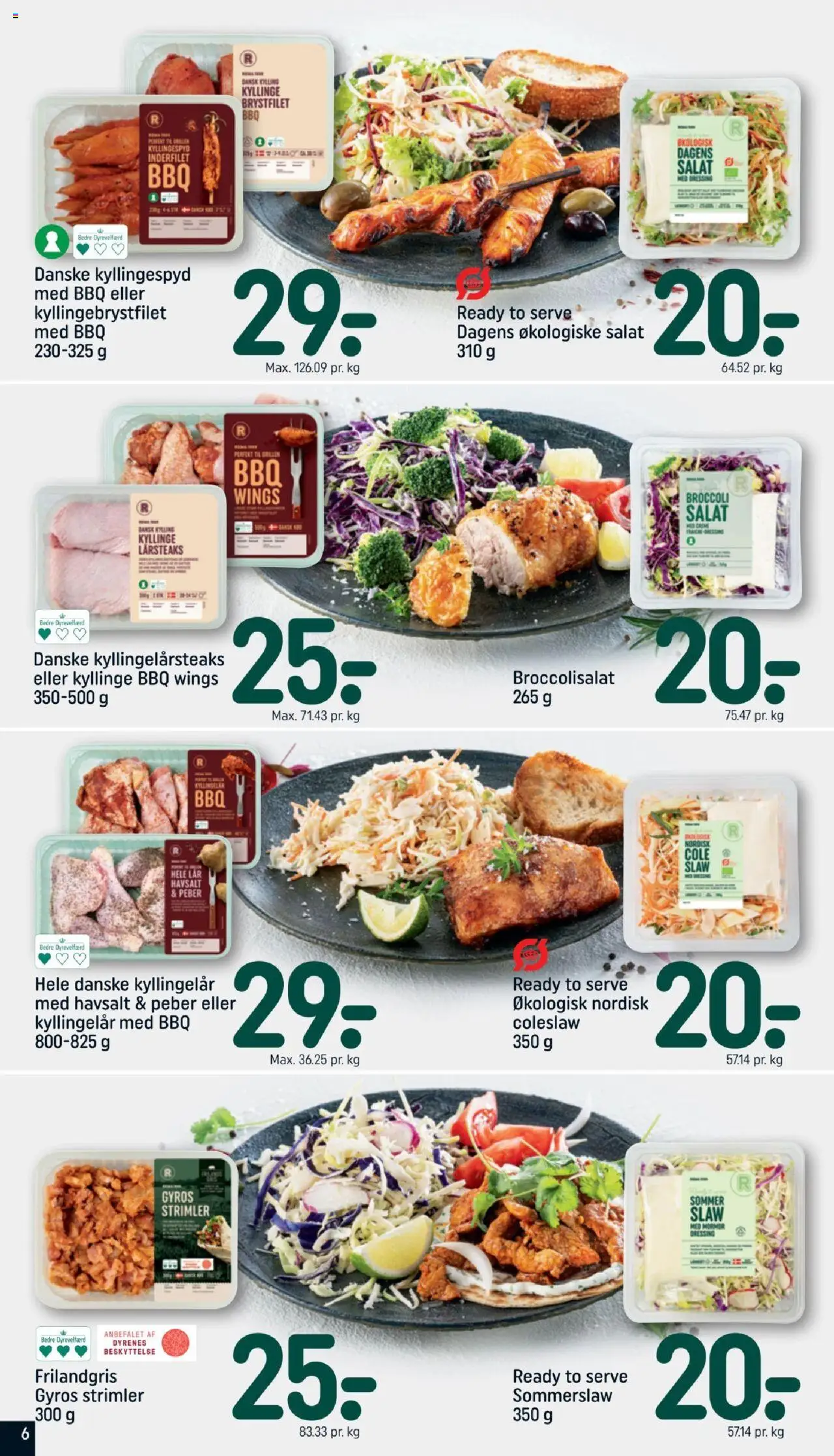 Rema 1000 Tilbudsavis gyldig fra 06.07.2025 | Side: 6 | Produkter: Salat, Broccoli, Dressing, Peber