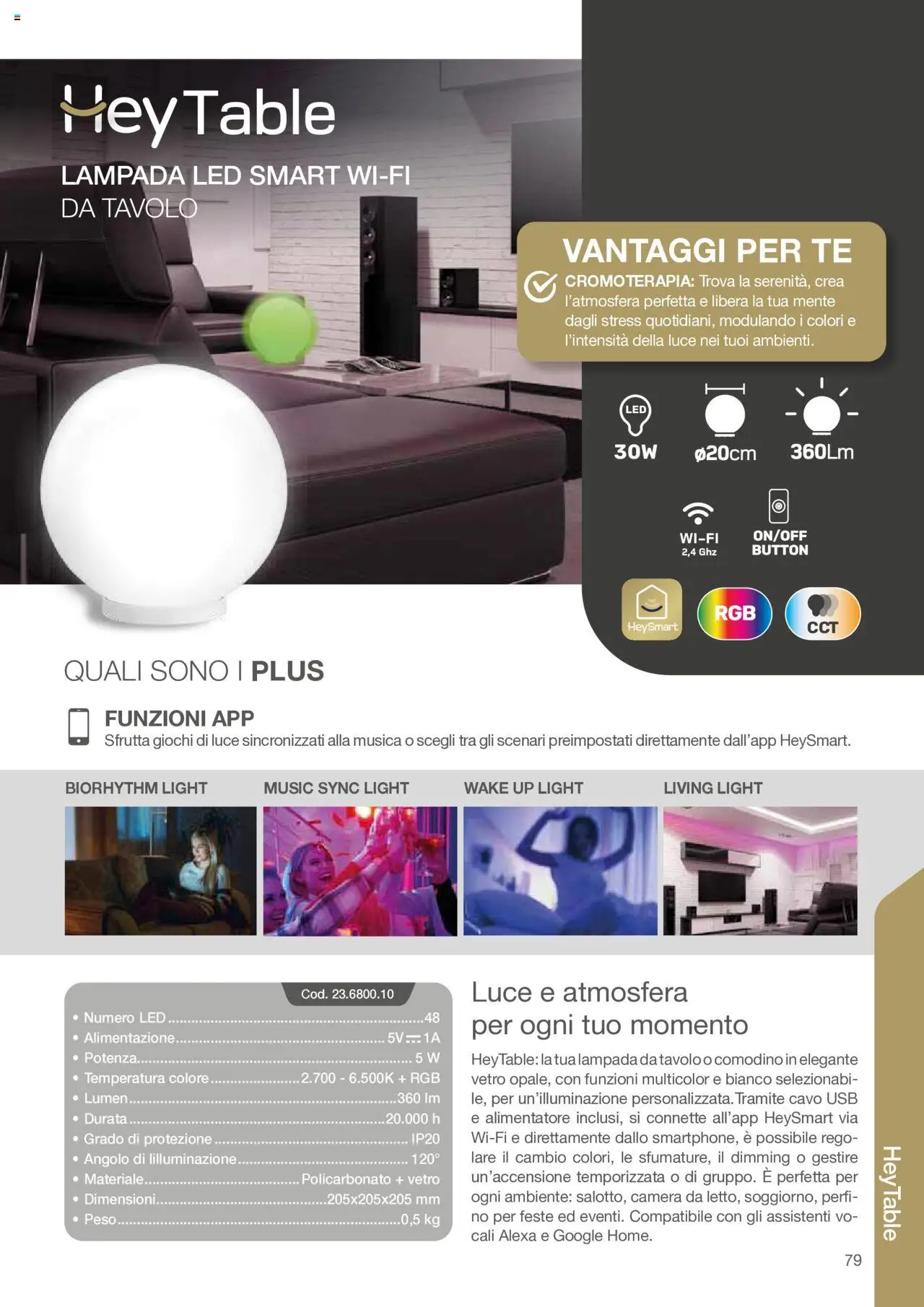 Volantino GBC del 29.04.2024 | Pagina: 79 | Prodotti: Tè, USB, Comodino, Lampada