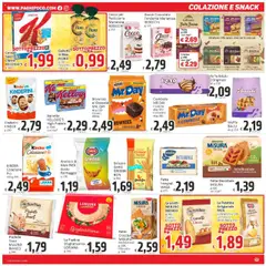 Volantino Paghi Poco del 25.07.2025 | Pagina: 15 | Prodotti: Formaggio, Farina, Scaffale, Mais