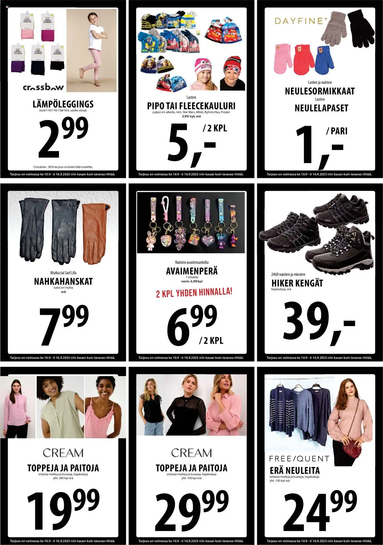 Tuuri tarjoukset – voimassa 10.09.2025 alkaen | Sivu: 14 | Tuotteet: Avaimenperä, Pipo