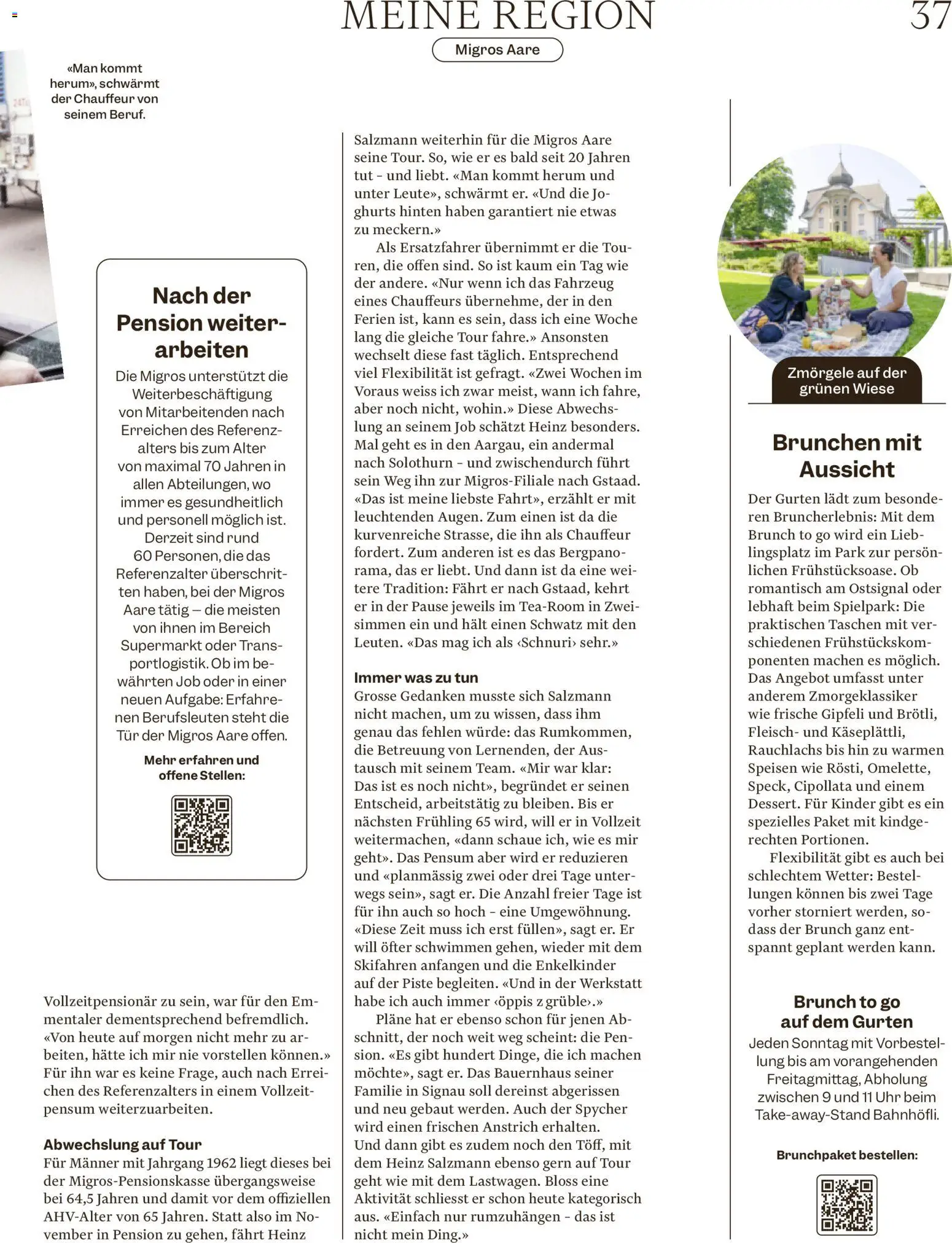 Migros aktionen Magazin – gültig ab 15.04.2026 | Seite: 37 | Produkte: Gipfeli, Uhr