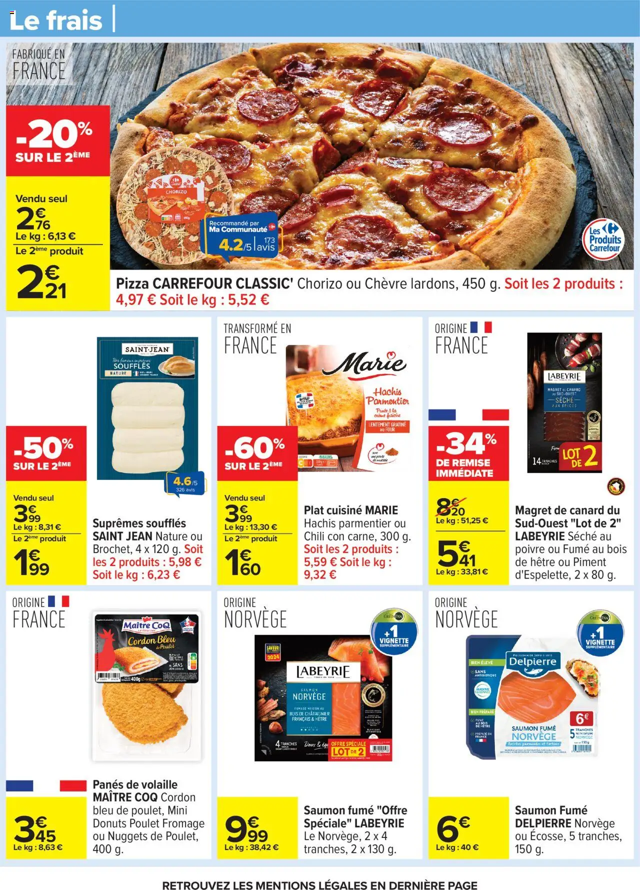 {H1} | Page: 26 | Produits: Chorizo, Volaille, Fromage, Cordon bleu