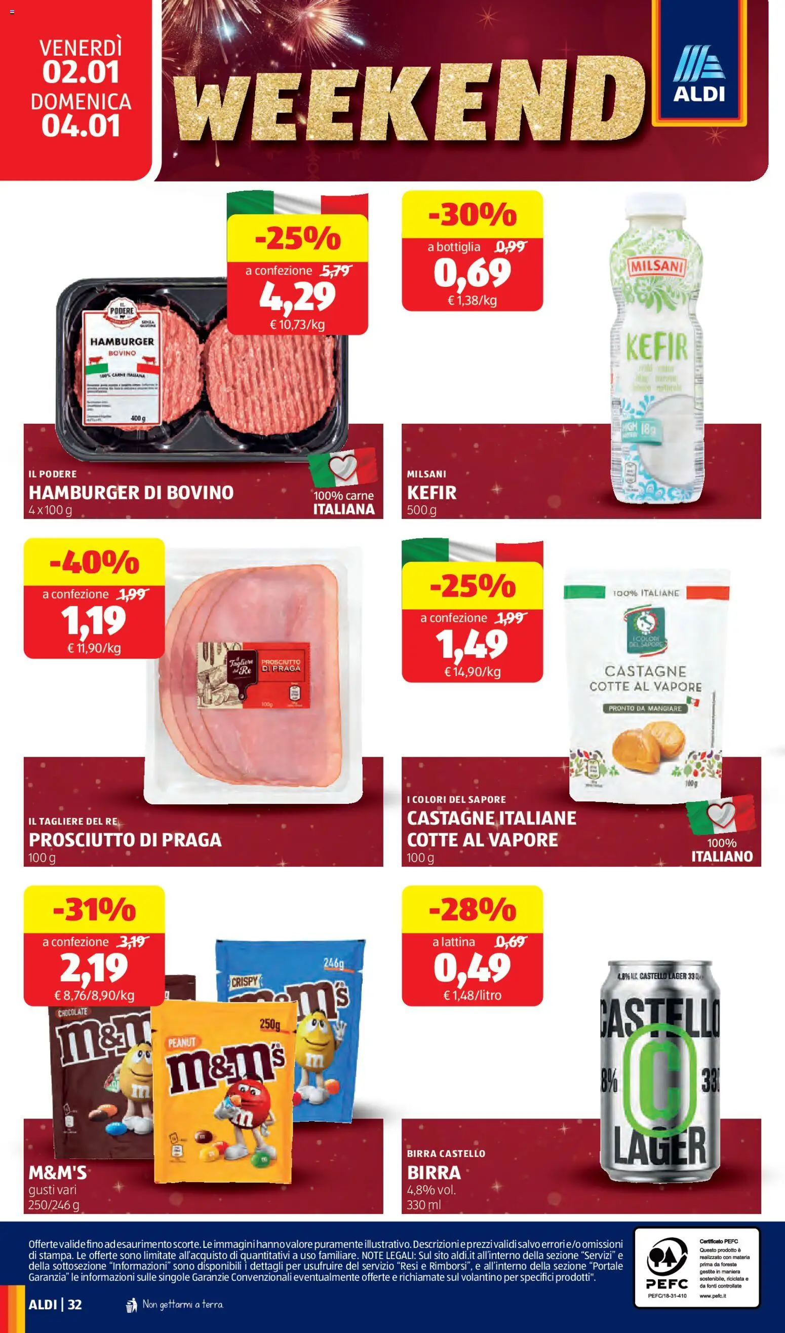 Volantino Aldi del 29.12.2025 | Pagina: 32