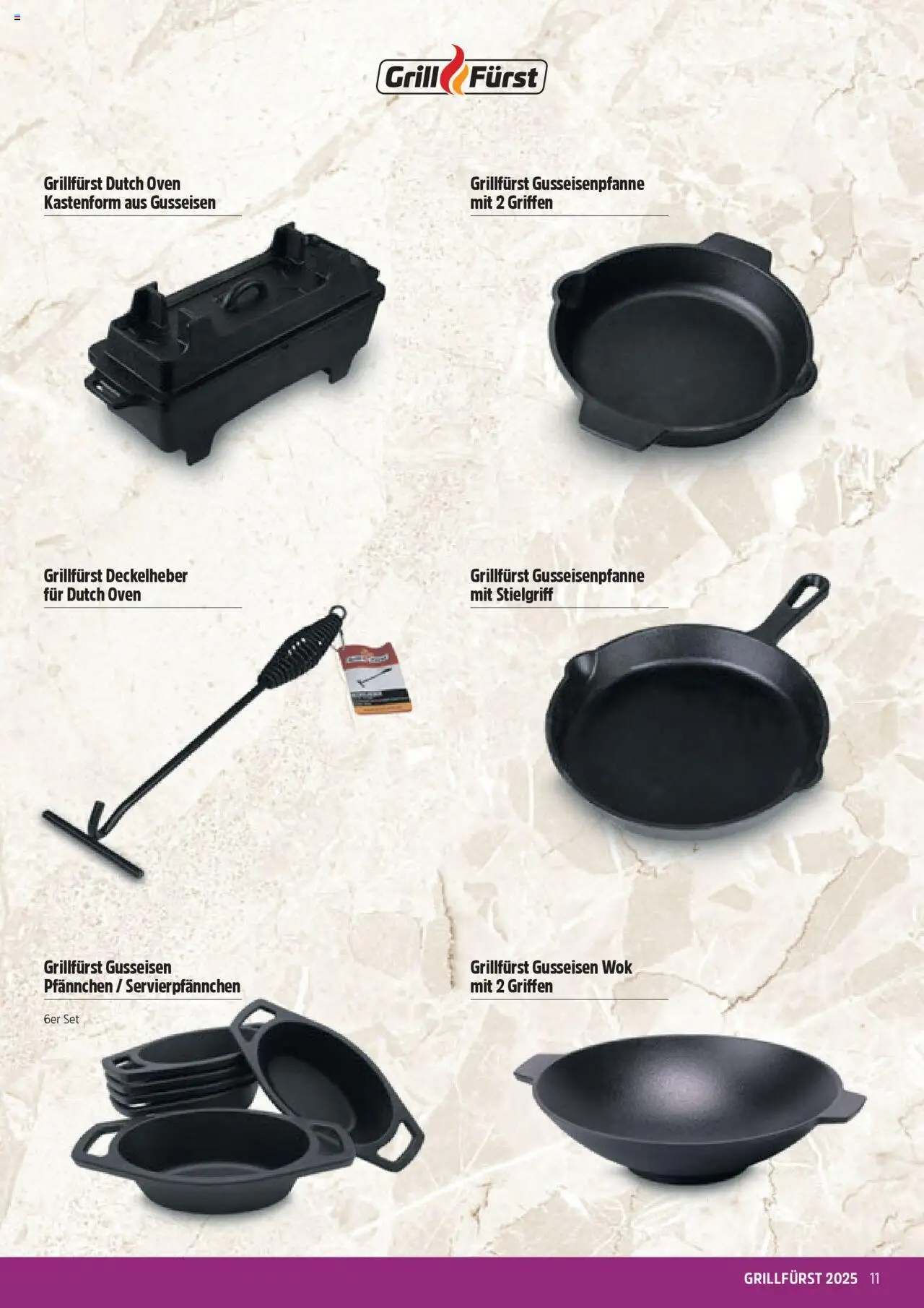TopCC Aktionen Sortiment Sbroschure Grillfurtst 2025 ab 23.06.2025 | Seite: 11 | Produkte: Wok, Grill
