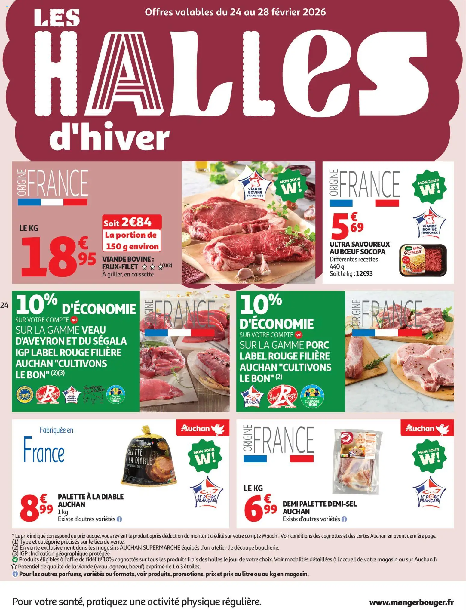{H1} | Page: 24 | Produits: Palette à la diable, Viande, Porc, Viande bovine