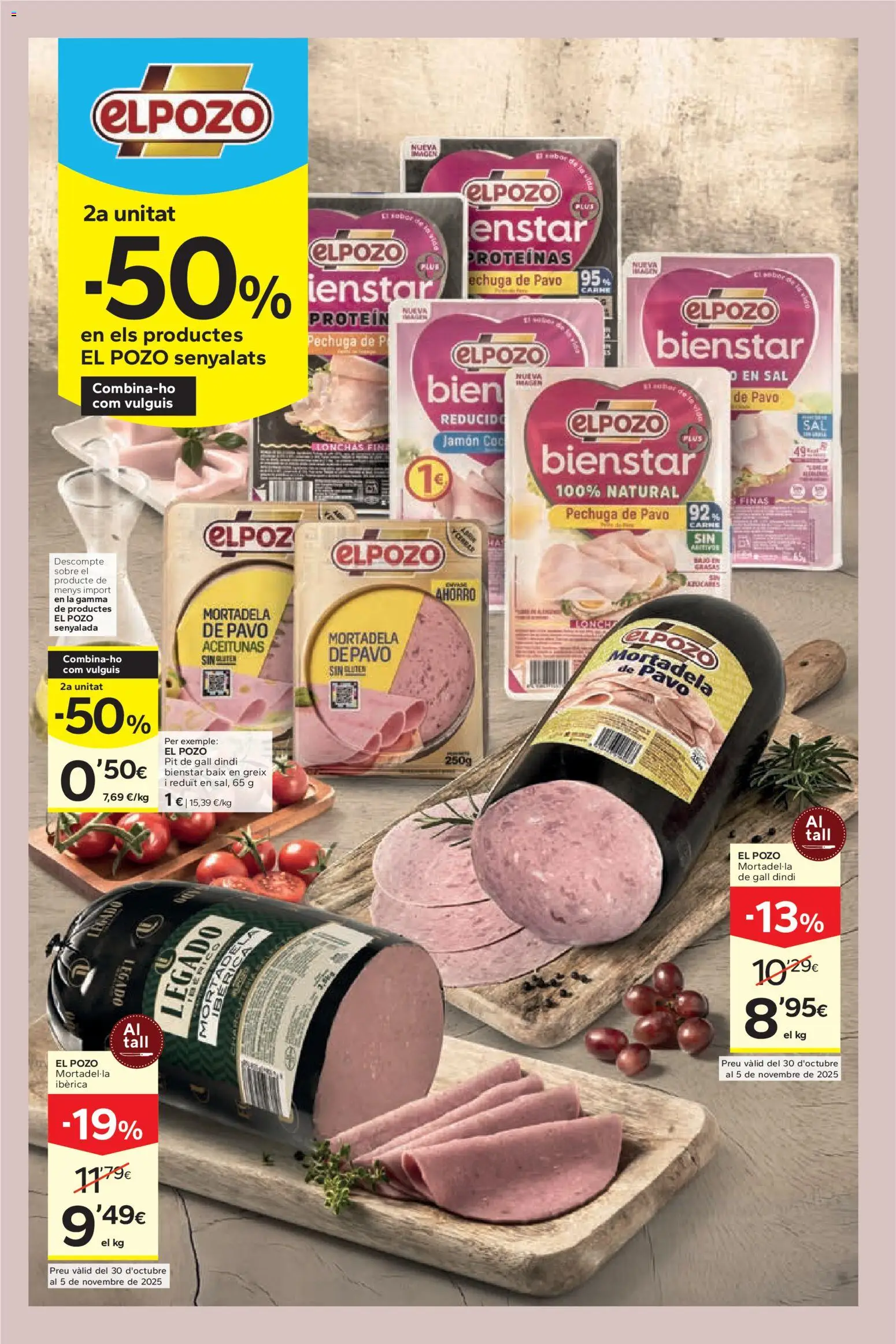 Caprabo - Oferta 3x2 │ válido desde el 30.10.2025 | Página: 9 | Productos: Mortadela