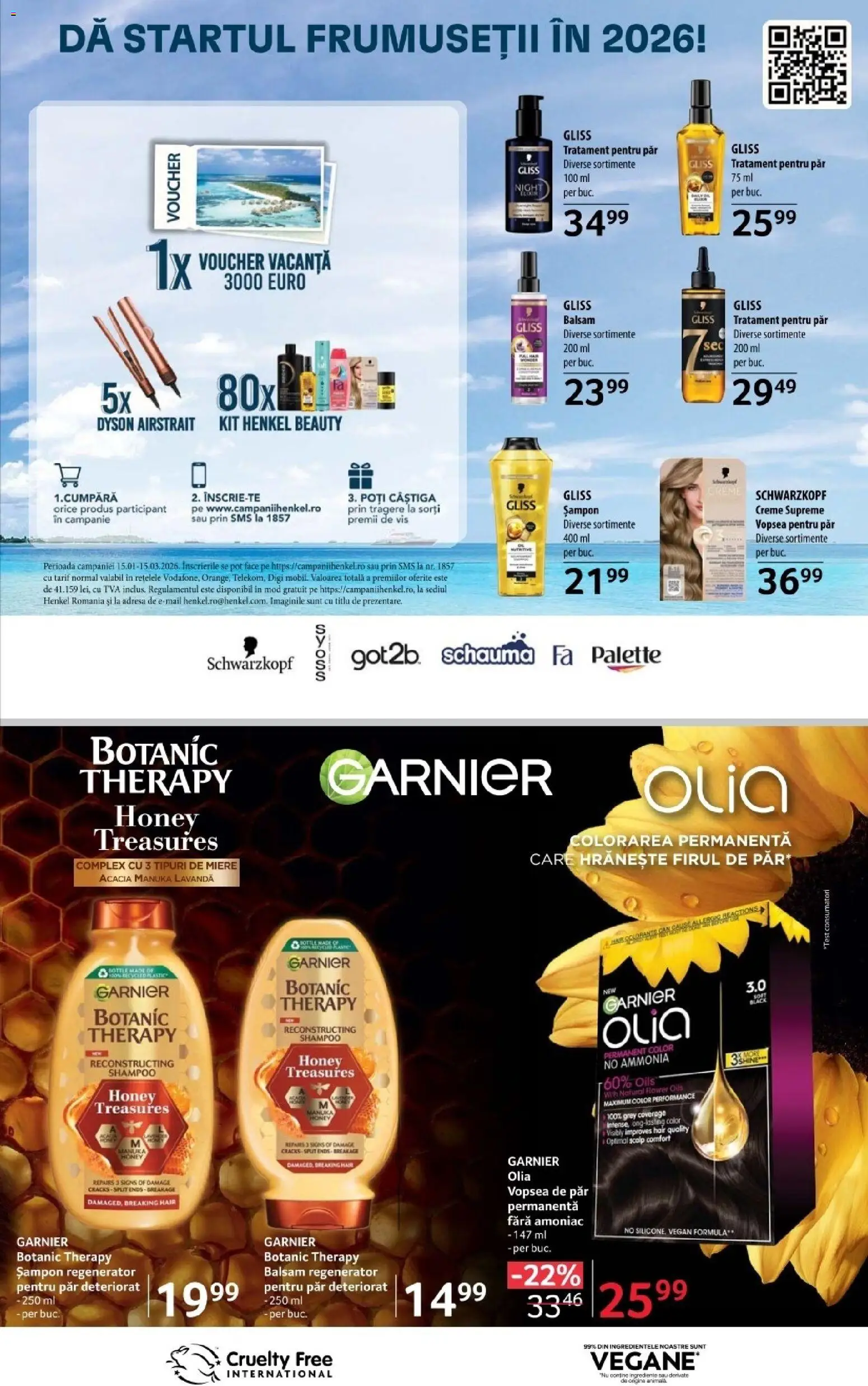 Noul catalog Selgros – valabil de la 20.02.2026 | Pagină: 23 | Produse: Tratament pentru păr, Vopsea, Șampon, Balsam