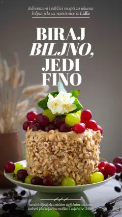 Biraj biljno, jedi fino Lidl - Pregled kataloga iz trgovine Lidl, vrijedi od 11.03.2025