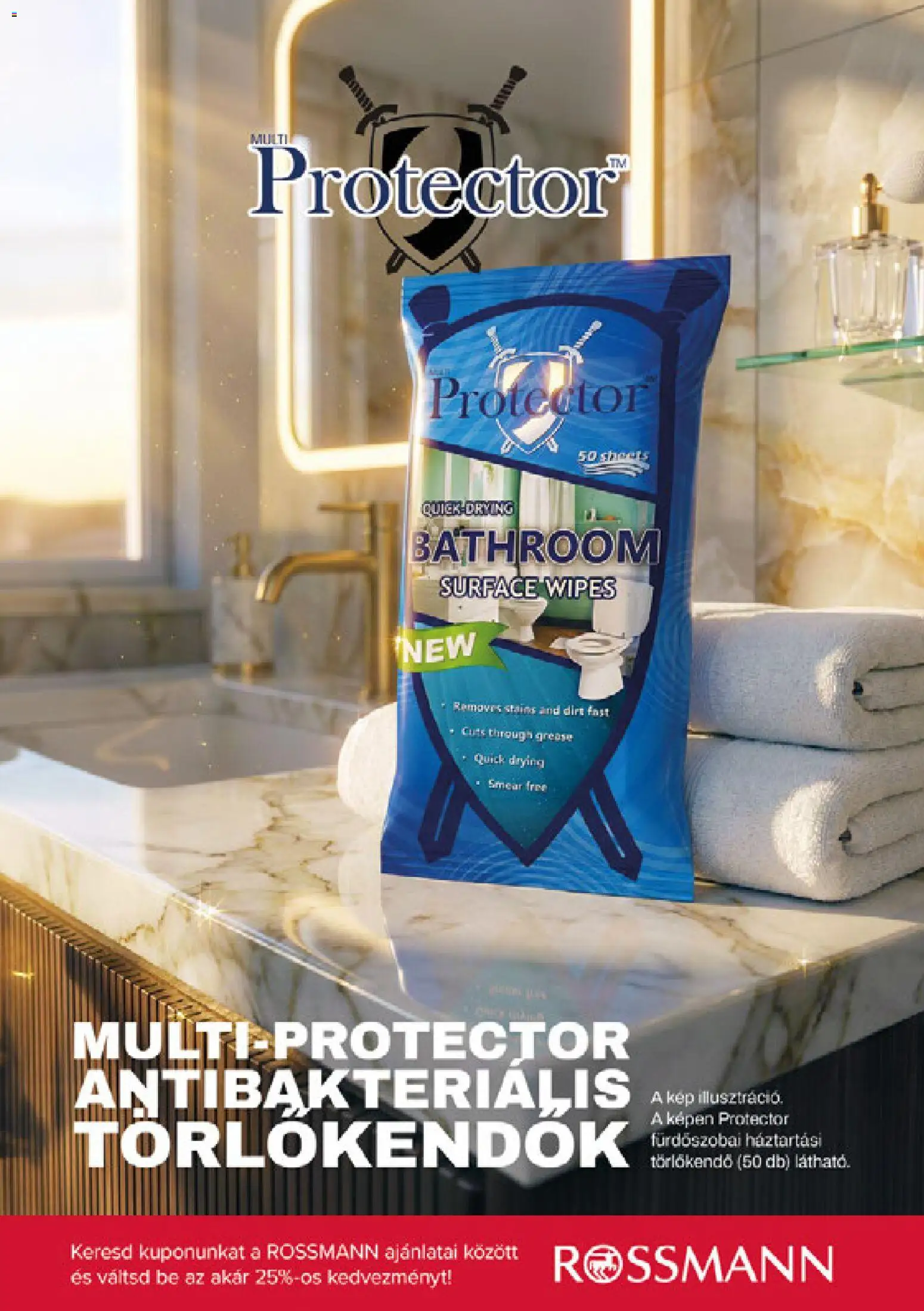 Rossmann akciós ujság - amely érvényes a következő dátumtól: 11.05.2026 | Oldal: 22 | Termékek: Törlőkendő