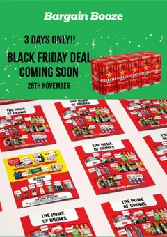 Preview of Bargain Booze - Black Friday notice valid from 26.11.2025