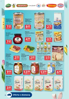 Pogląd oferty "Makro gazetka - Dystrybucja do sklepów" - ważna od 17.03.2026 | Strona: 22 | Produkty: Miód huzar, Miód, Żurawina, Kajmak