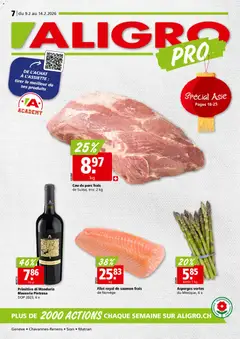 Aligro Aktionen Chavannes, Matran, Genève, Sion ab 09.02.2026 gültig