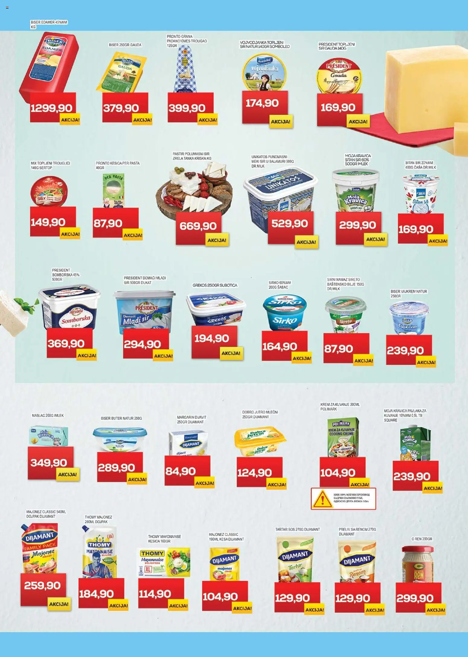 Medius katalog - važi od 10.03.2026 | Strana: 4 | Proizvode: Maslac, Pronto, Sos, Pavlaka