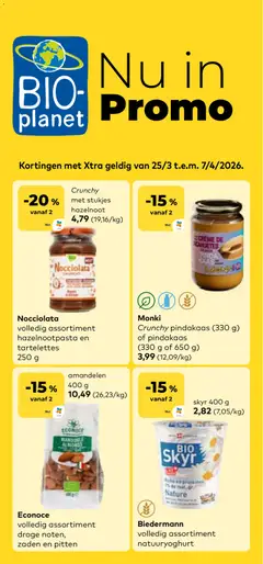 BioPlanet folder / publicité - Voorbeeld van een folder van BioPlanet, geldig van 25.03.2026