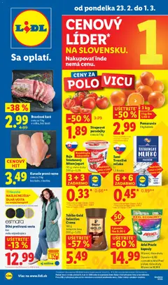Lidl leták platný od 23.02.2026