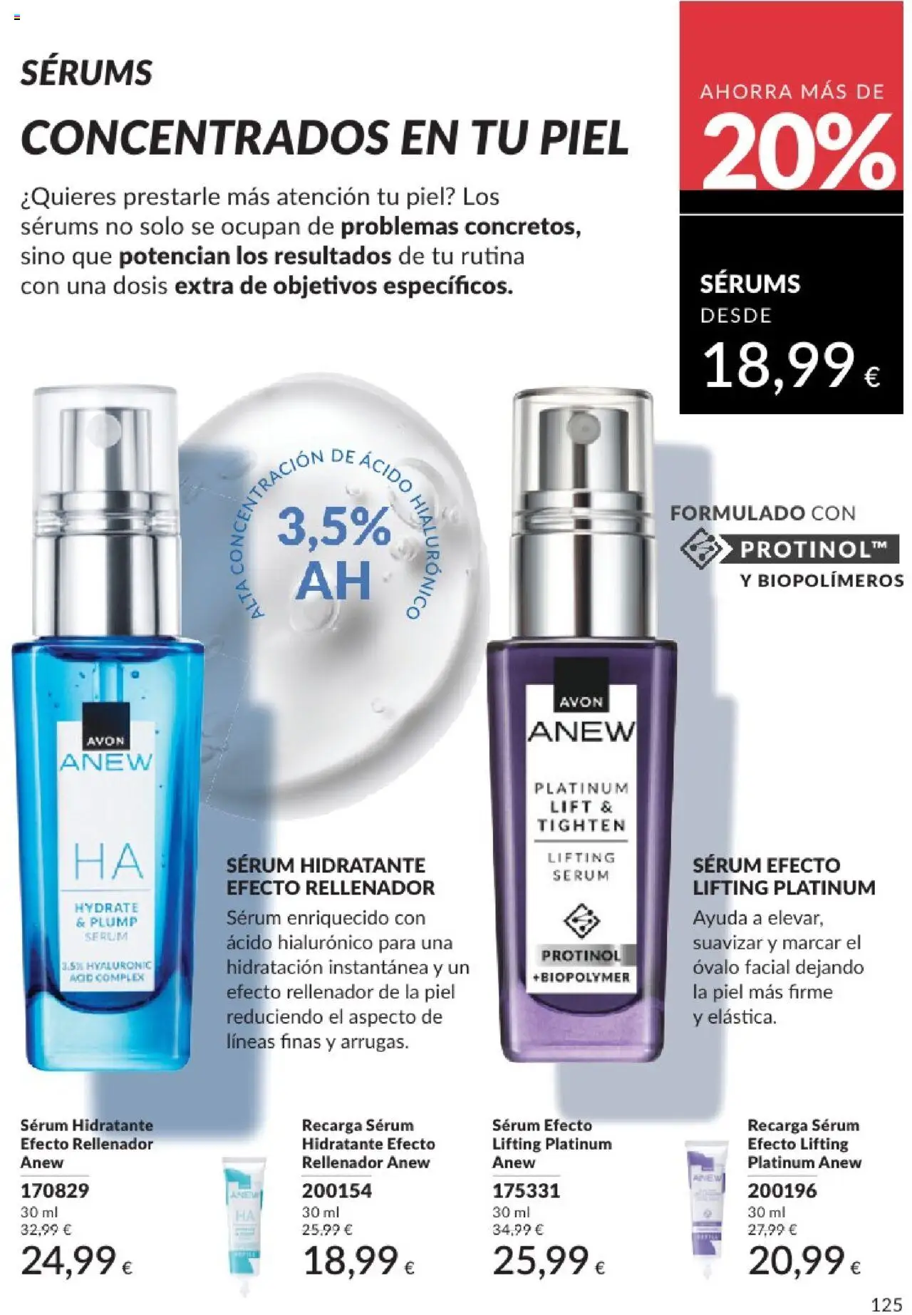 Catálogo AVON campaña 6 │ válido desde el 01.06.2025 | Página: 125 | Productos: Sérum