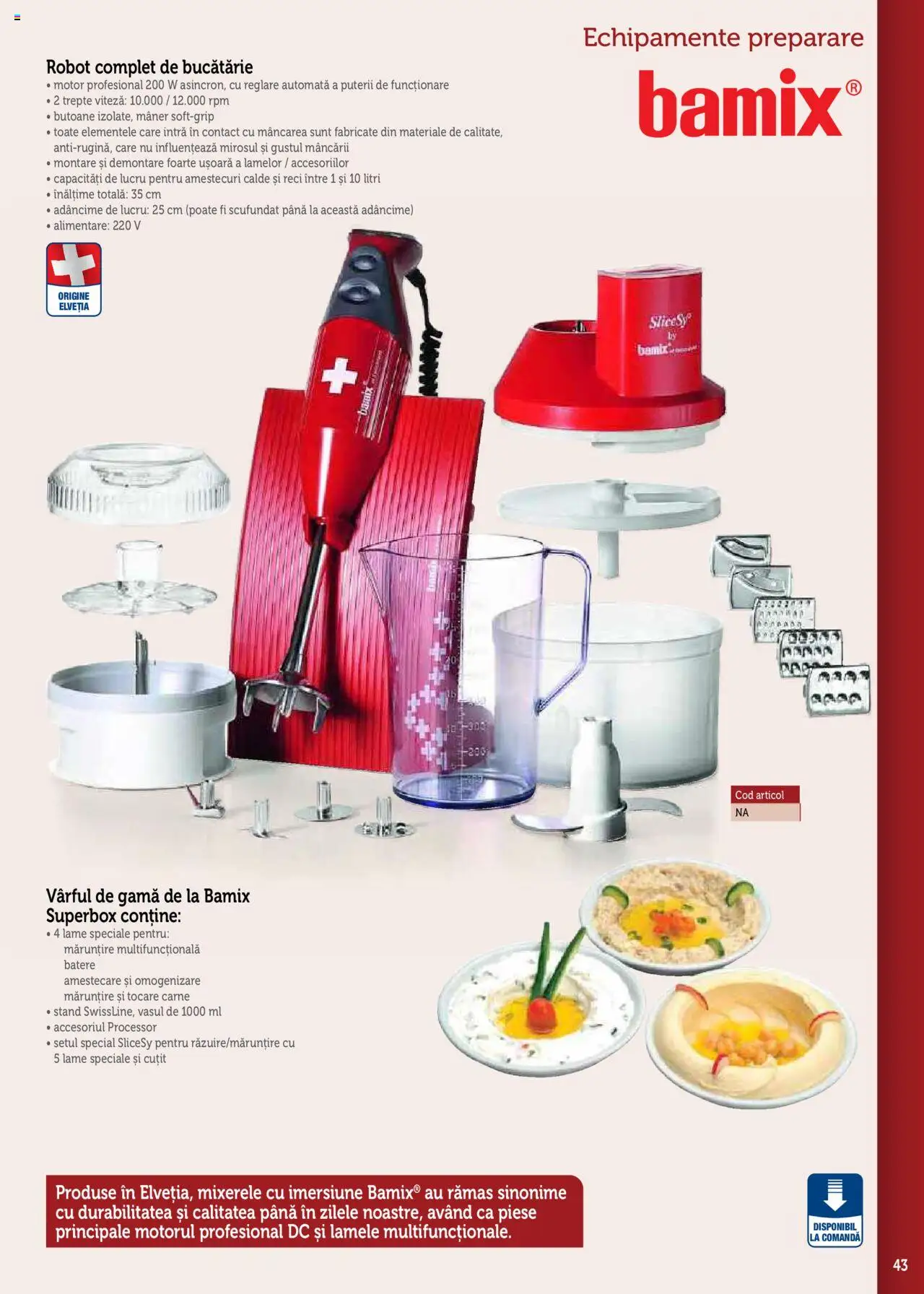 Noul catalog Metro – valabil de la 17.09.2025 | Pagină: 43 | Produse: Robot, Mâner, Bucătărie, Cuțit