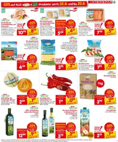 Interspar Flugblatt gültig ab 21.08.2025 | Seite: 5 | Produkte: Pasta, Melone, Käse, Äpfel