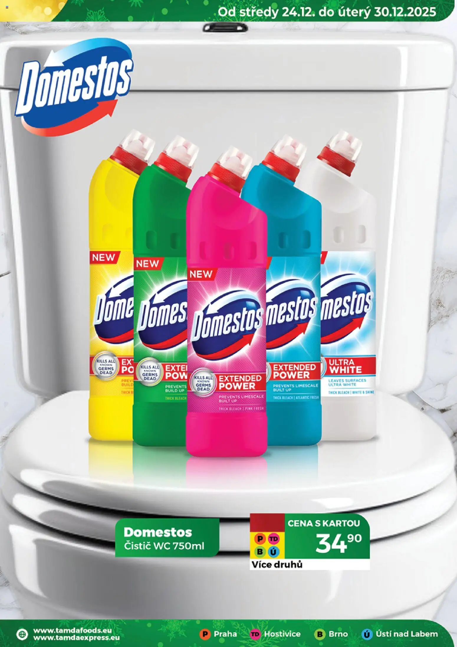 Tamda Foods leták od 24.12.2025 | Strana: 37 | Produkty: Domestos, Wc