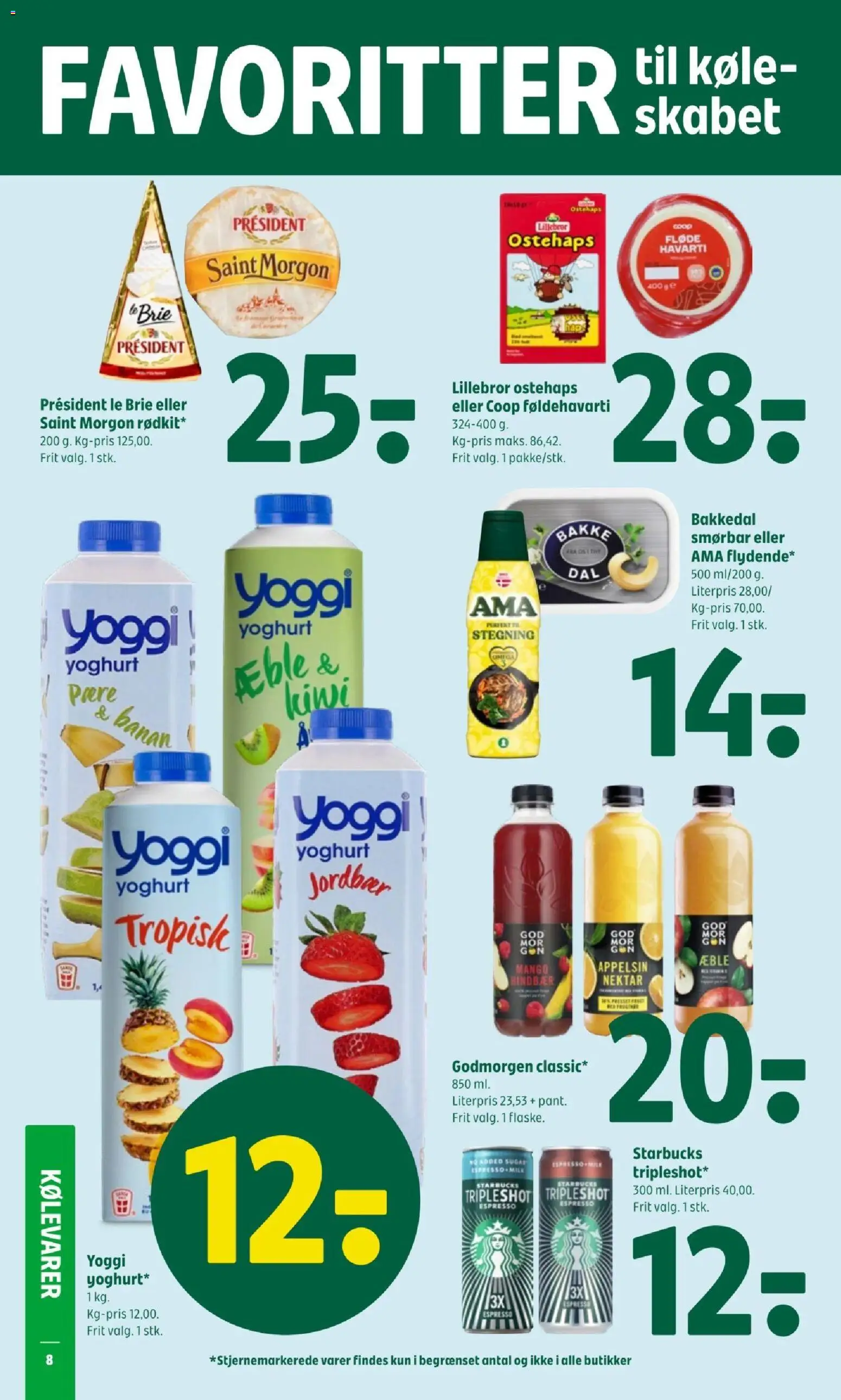 Coop 365 tilbudsavis – gyldig fra 19.03.2026 | Side: 11 | Produkter: Mango, Yoghurt, Fløde, Hindbær