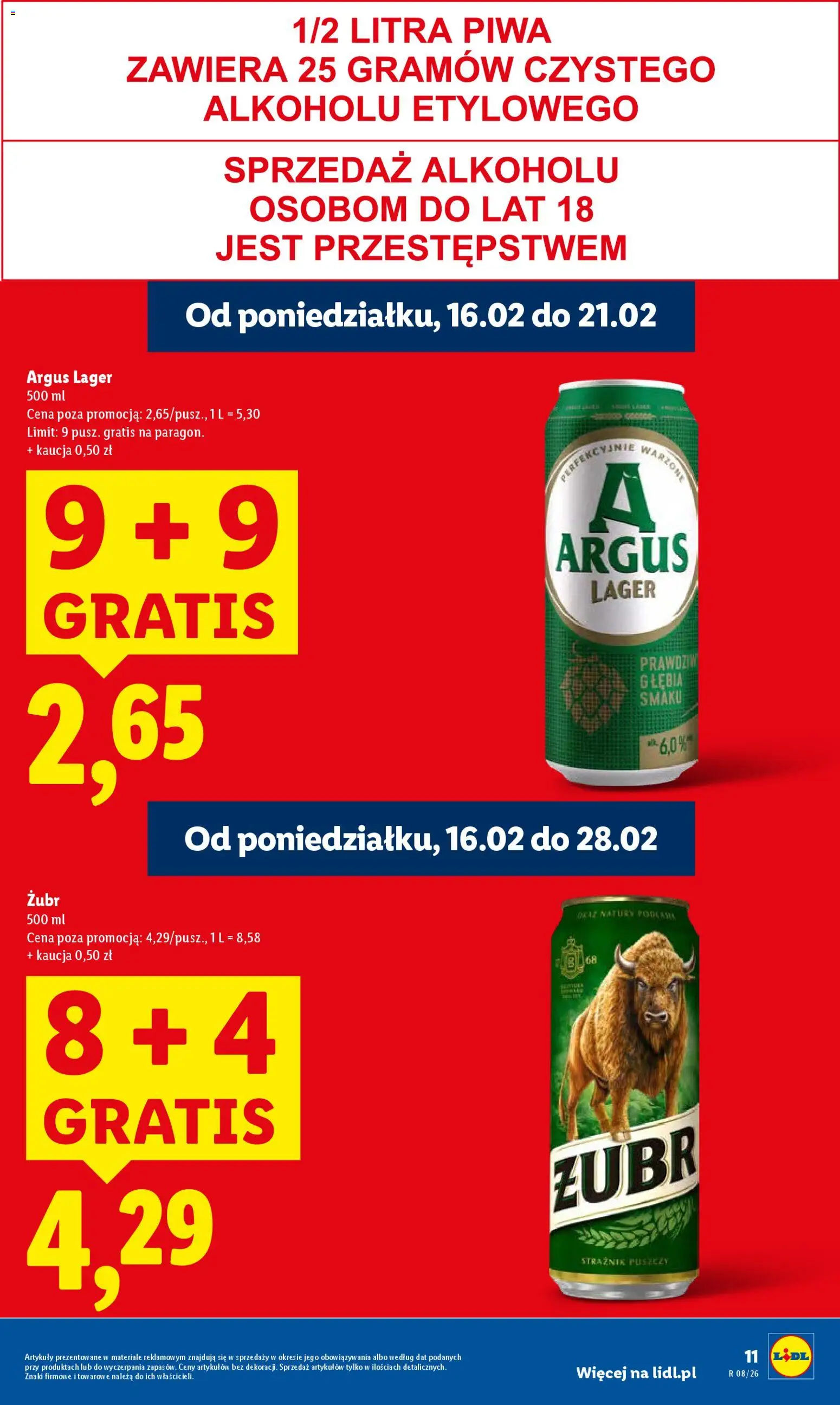 Lidl Gazetka od 16.02.2026 | Strona: 11