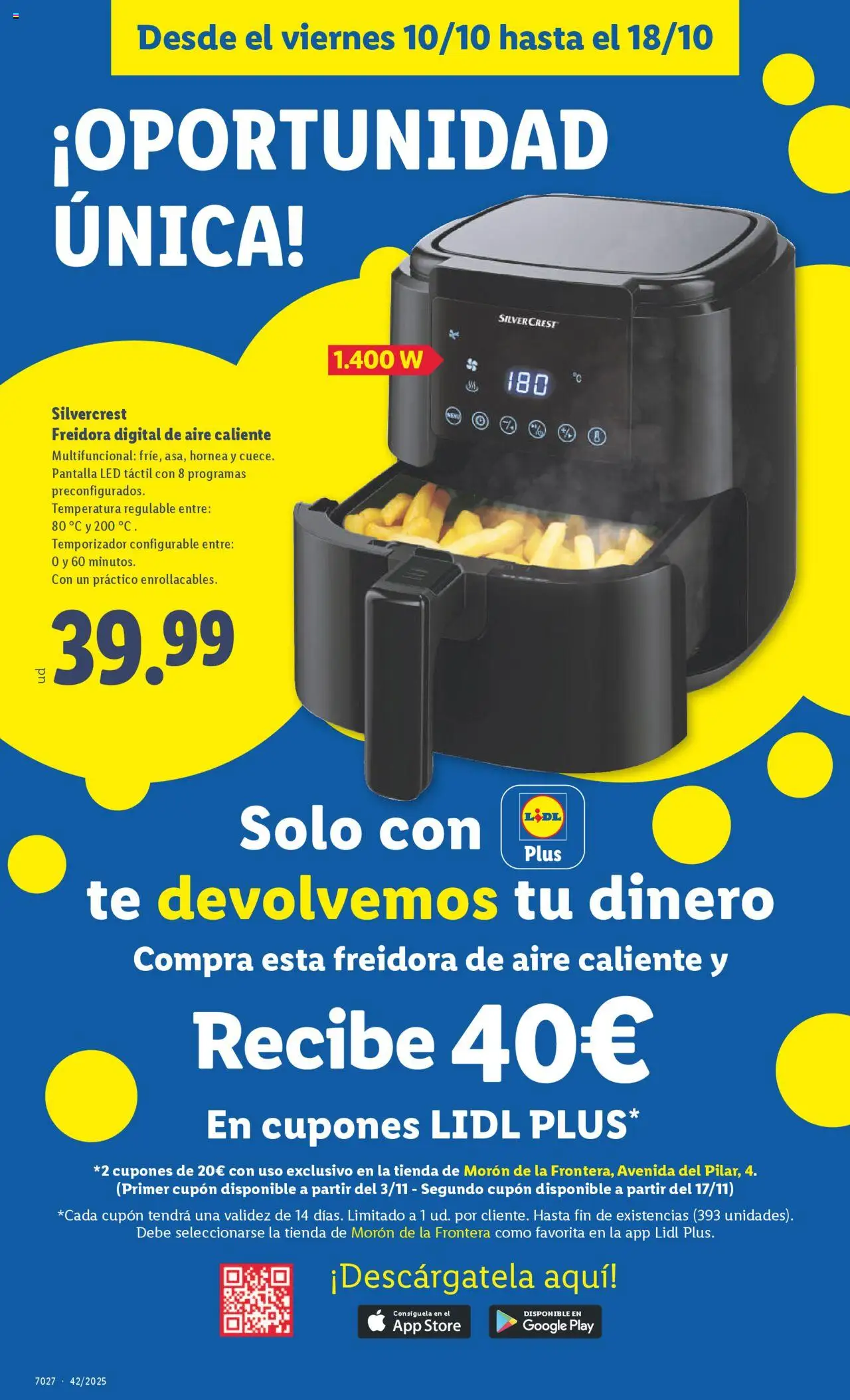 Lidl - Canarias │ válido desde el 10.10.2025 | Página: 8 | Productos: Té, Freidora