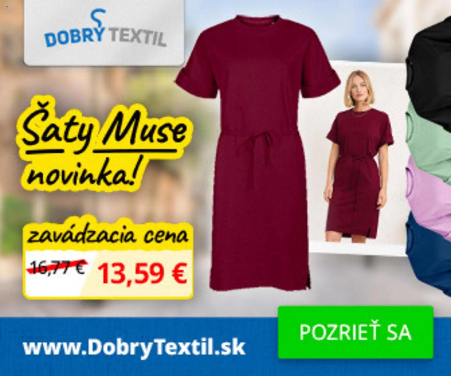Nové Ponuky akcie – leták je platný od 13.04.2026 | Strana: 1 | Produkty: Šaty