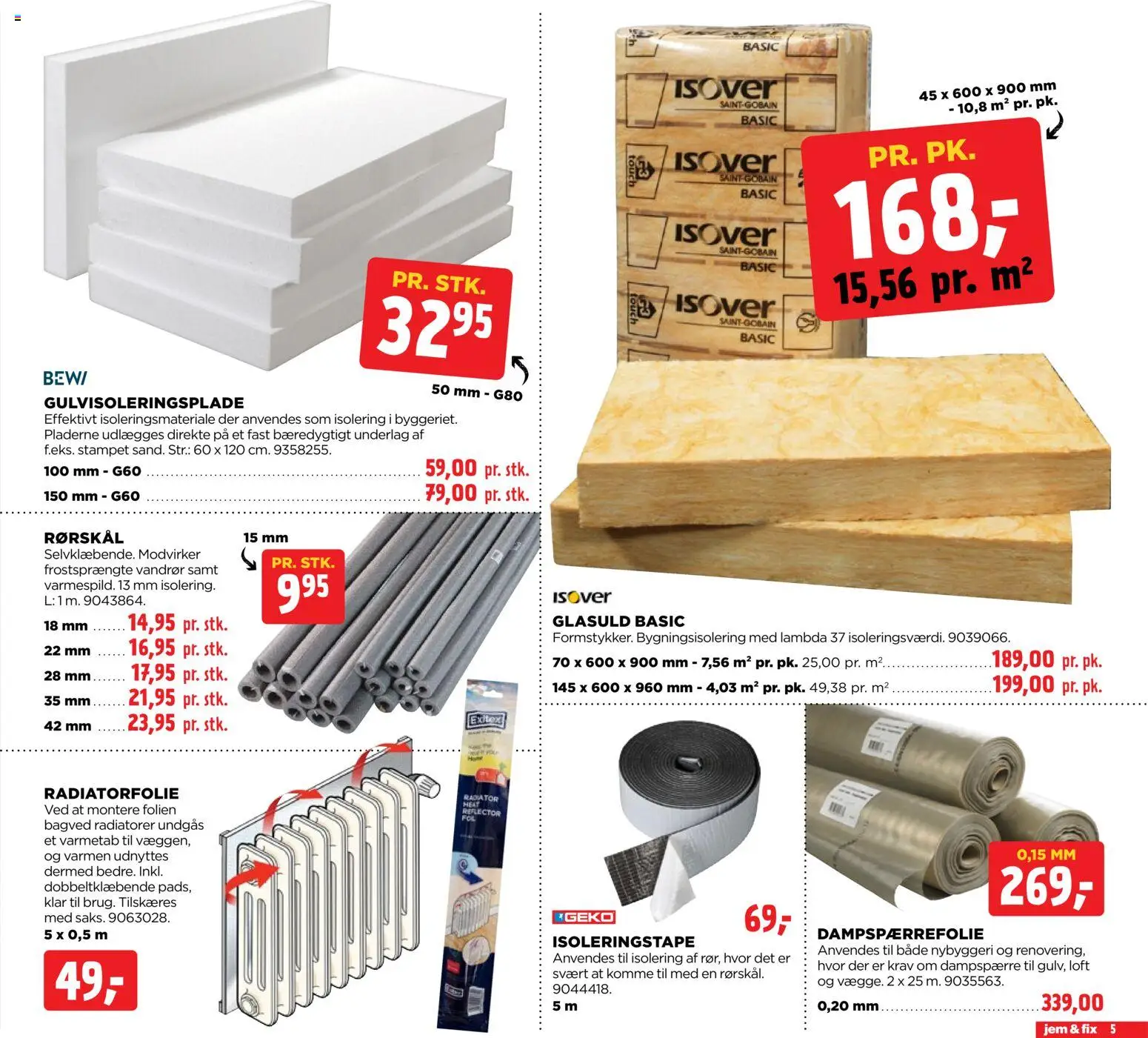 Jem & fix tilbudsavis – gyldig fra 02.11.2025 | Side: 5 | Produkter: Radiator, Søm