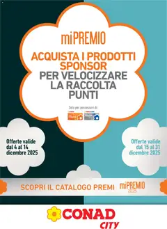 Anteprima del volantino Conad City Mi Premio Piemonte catalogo valido a partire dal 04.12.2025