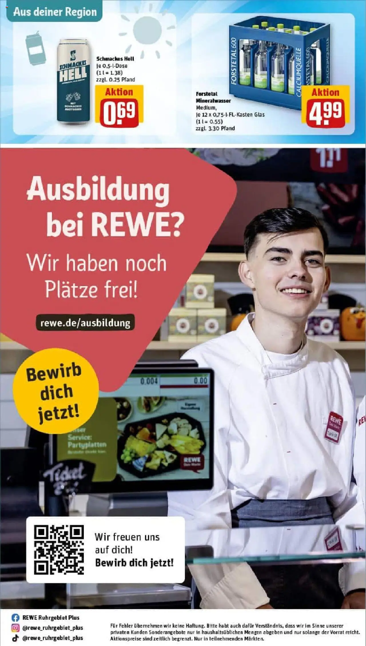 Rewe prospekt Dorsten	 - gültig ab dem 24.08.2025 | Seite: 33 | Produkte: Mineralwasser