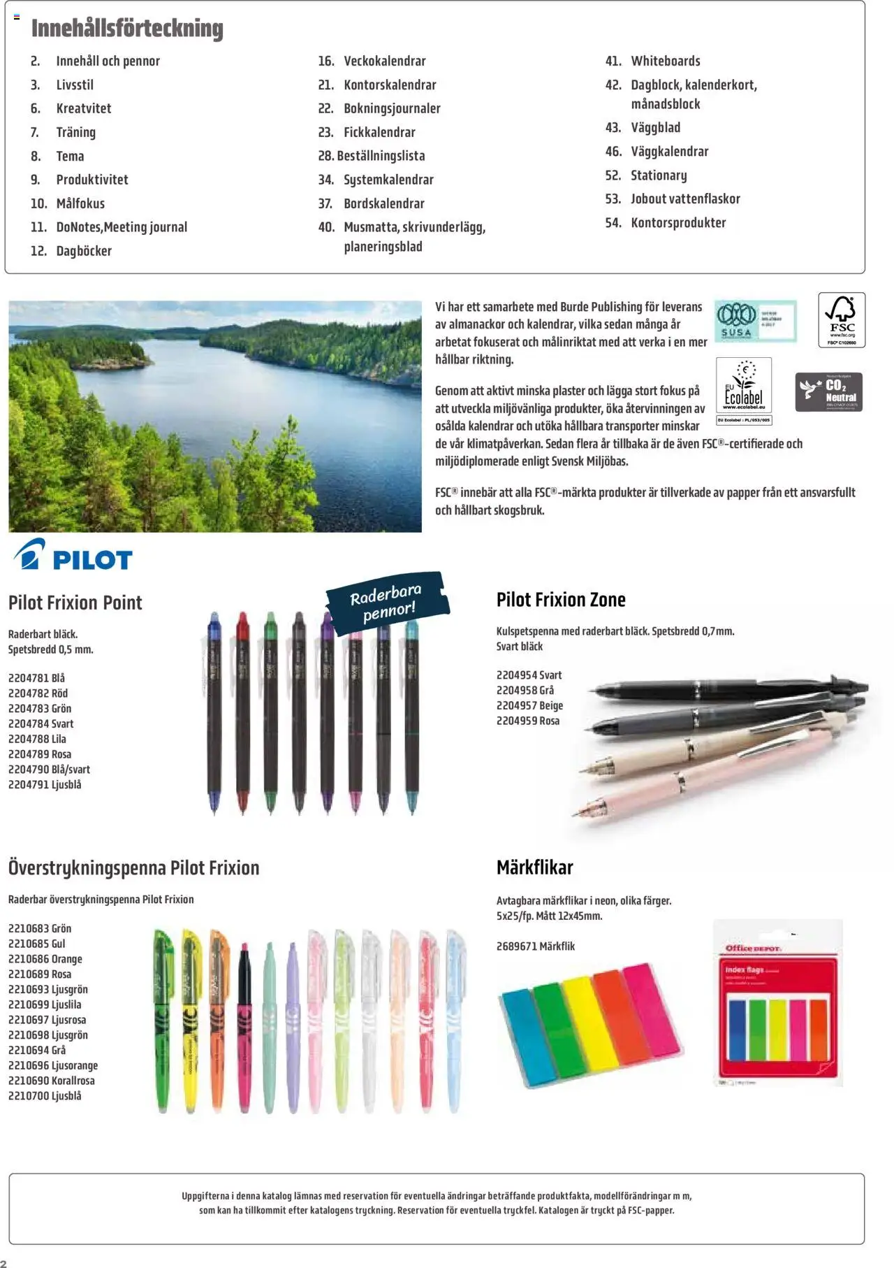 Office Depot reklamblad aktuell från 08.09.2025 | Sida: 2 | Produkter: Plåster, Papper, Överstrykningspenna