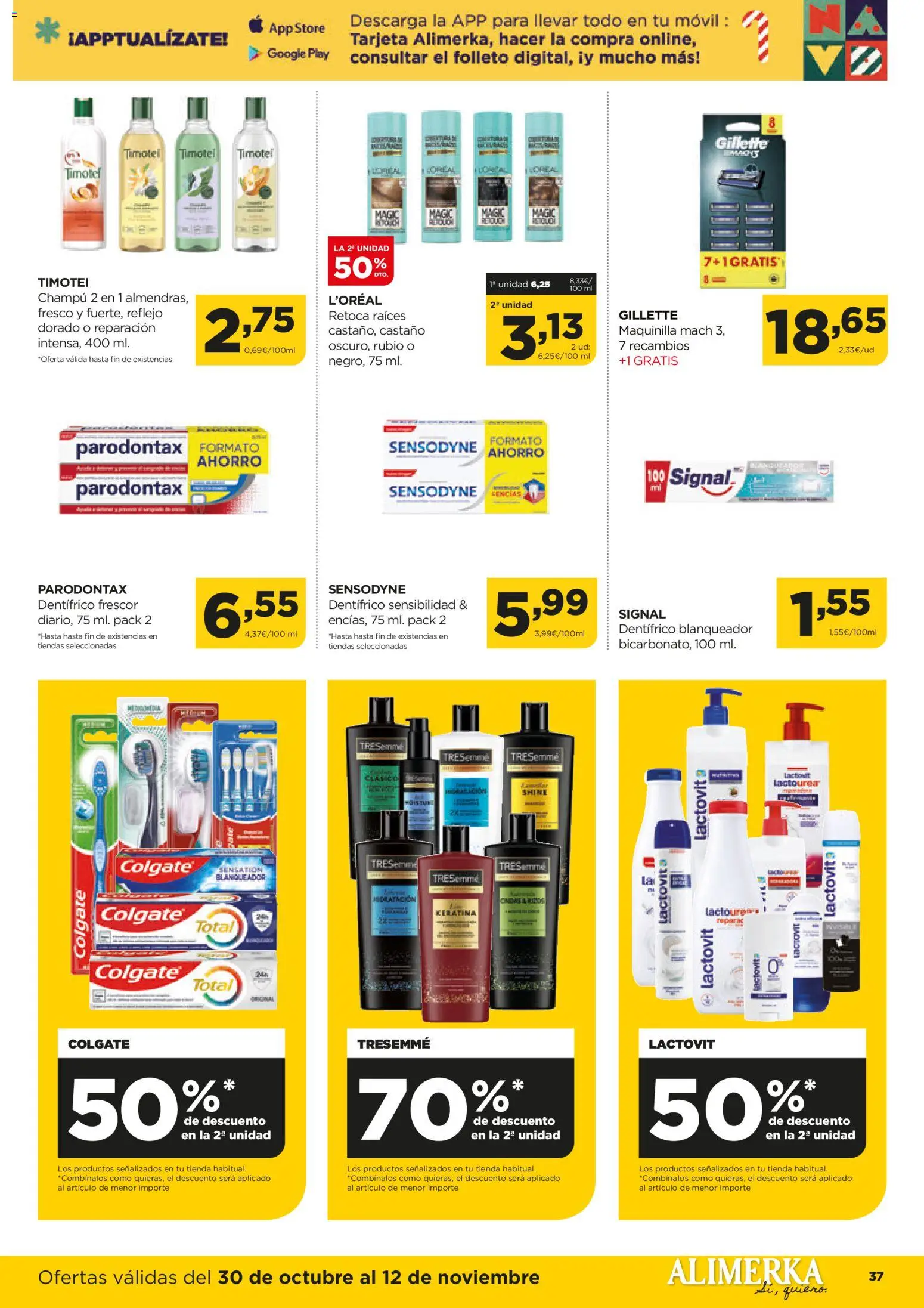 Alimerka folleto Asturias │ válido desde el 30.10.2025 | Página: 37 | Productos: Champú, Paté