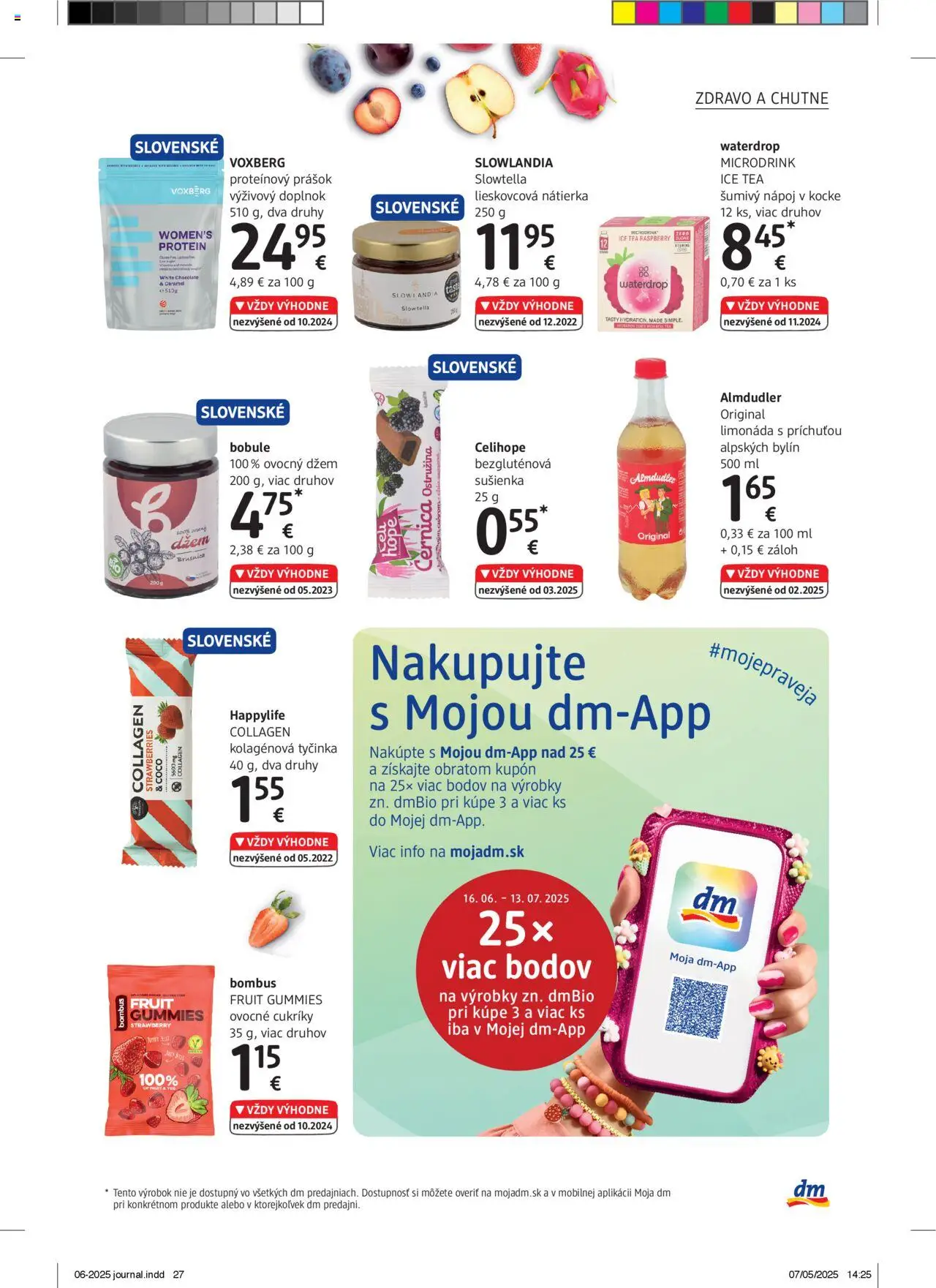 dm drogerie Journal Jún 2025 │ platný od 01.06.2025 | Strana: 27 | Produkty: Protein, Cukríky