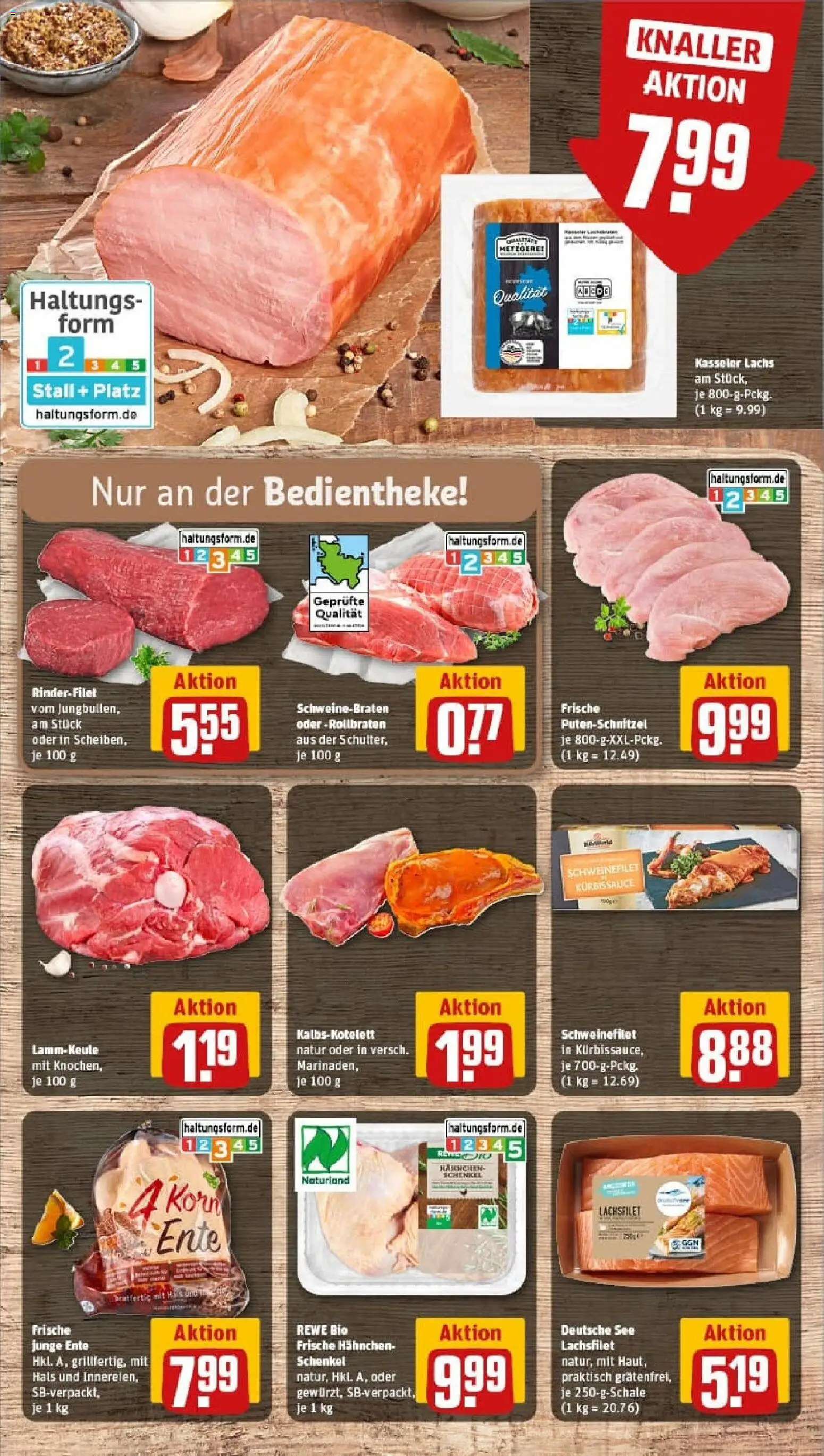 Rewe prospekt Schenefeld	 – gültig ab 26.10.2025 | Seite: 10 | Produkte: Lammkeule, Rinderfilet, Lachs, Ente