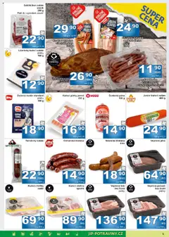 Jip leták od 10.09.2025 | Strana: 5 | Produkty: Kuřecí čtvrtky, Vídeňské párky, Párky, Klobása