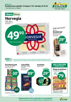 Forhåndsvisning av Joker kundeavis gyldig fra 21.10.2025