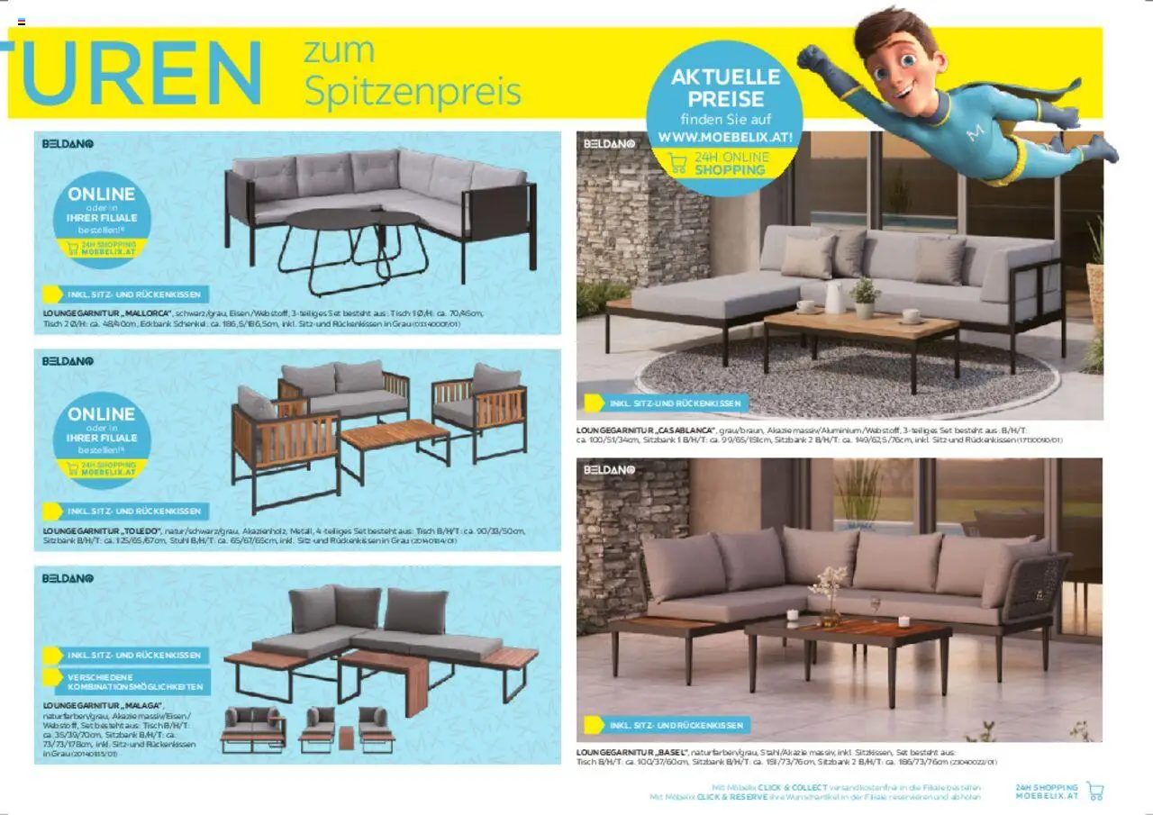 Möbelix Gartenmöbelprospekt gültig ab 10.03.2025 | Seite: 9 | Produkte: Tisch