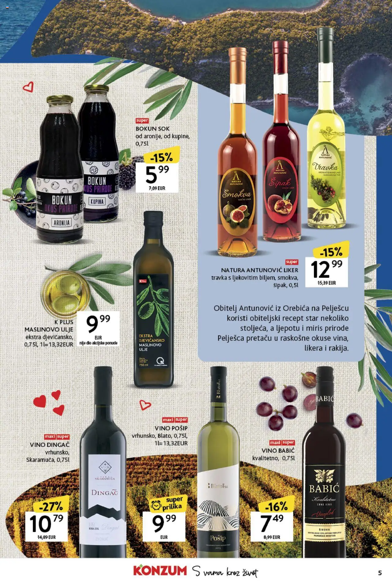 Konzum HR akciós ujság - amely érvényes a következő dátumtól: 19.05.2025 | Oldal: 5 | Termékek: Dió