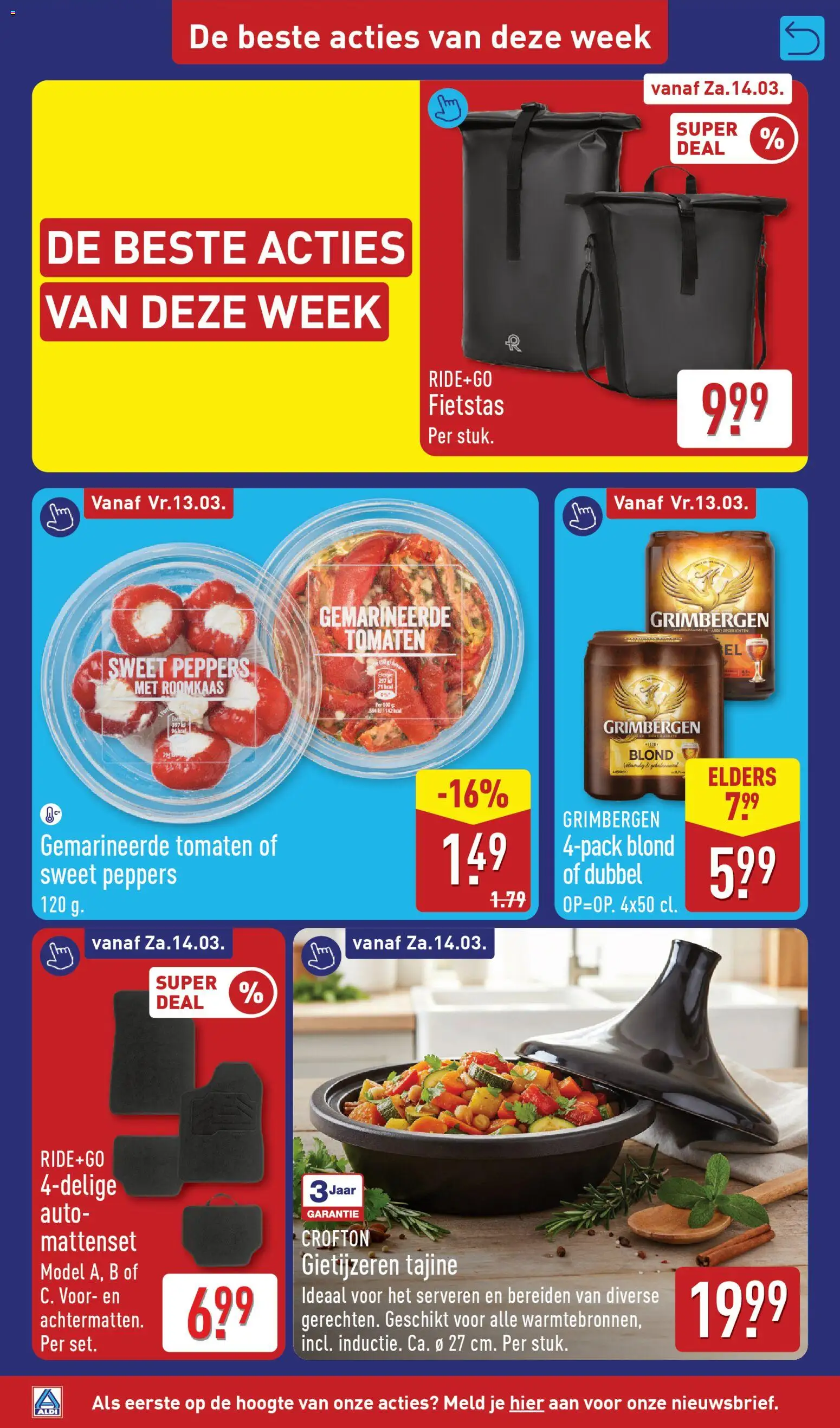 {H1} | Pagina: 2 | Producten: Tomaten, Roomkaas