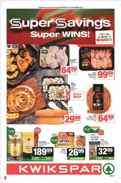 KWIKSPAR specials catalogue – valid from 08.09.2025